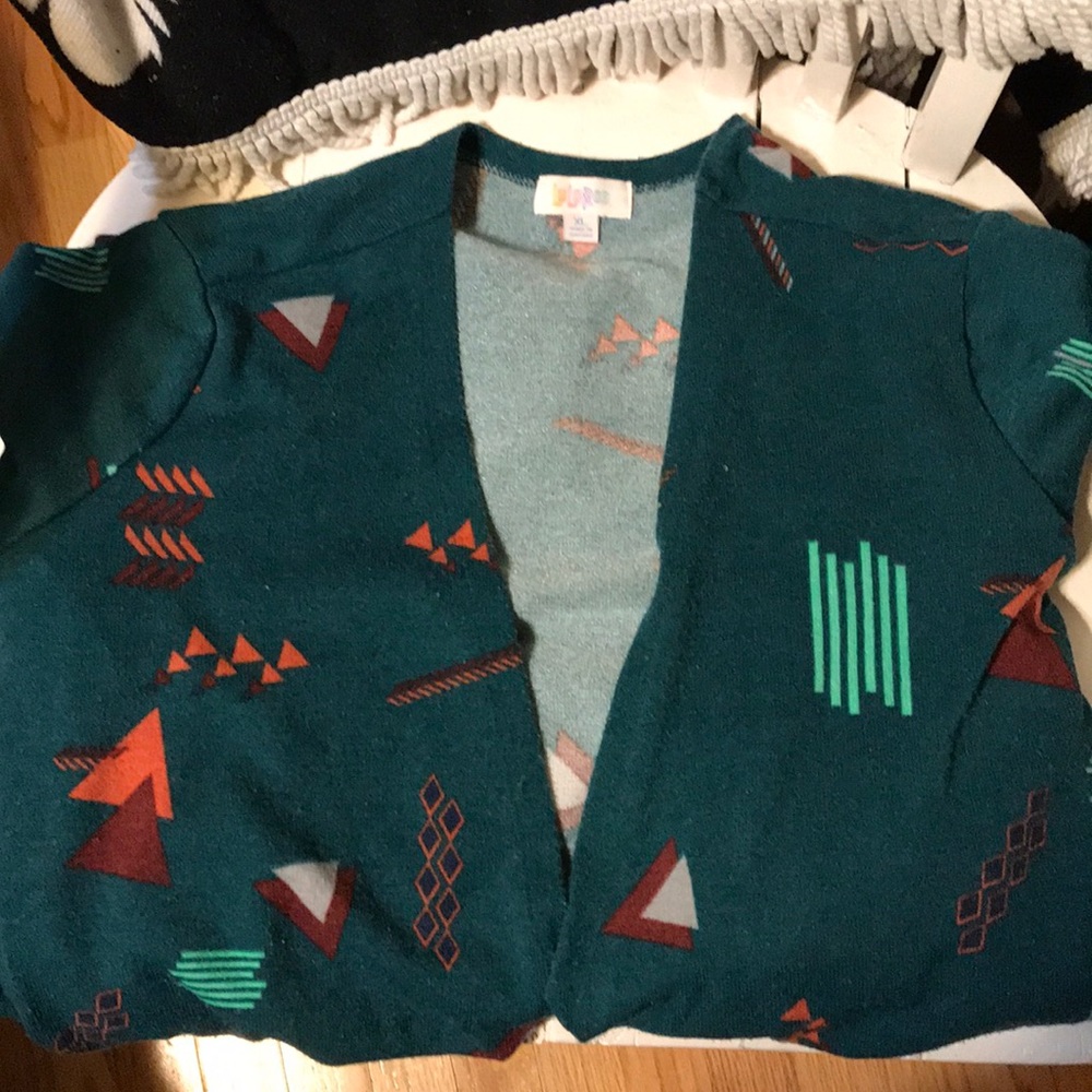 LulaRoe Sweater Cardigan Size: XL